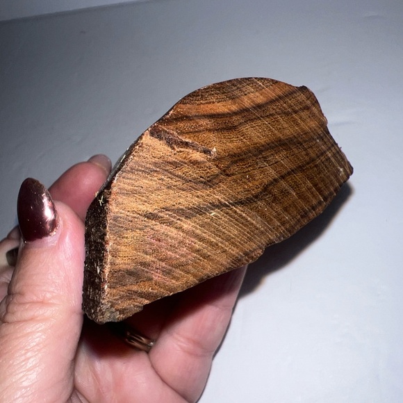 Hand Carved Ironwood Dolphin Figure Whale Tale Brown Wood Ocean Mammal 3x3.5” - Picture 6 of 6